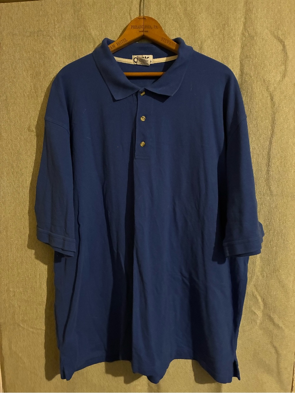 Classic Cintas Men's Navy Polo Shirt - size 4XL